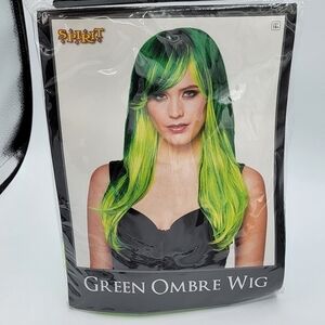 Green Ombre Adult Wig NEW #2603